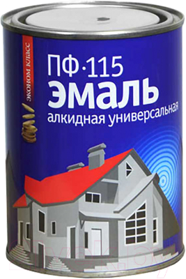 Эмаль Эконом Алкидная универсальная ПФ-115 (1.8кг, салатовый)