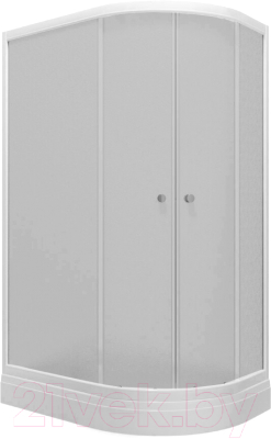 Душевой уголок Triton Грэй А 120x80 (белый/левый)
