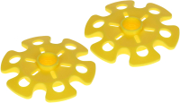 Кольца для горнолыжных палок VikinG Snow Baskets 5005 / 666/19/5005-0064 (желтый) - 