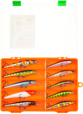 Коробка рыболовная Следопыт FisherBox 250sh slim / MB-FB-250sh