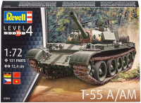 

Сборная модель Revell, Боевой танк T-55A 1:72 / 03304