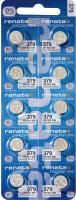 

Комплект батареек Renata, R 379 BL-10 (SR 521 SW)