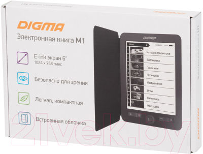 Электронная книга Digma M1 (темно-серый)