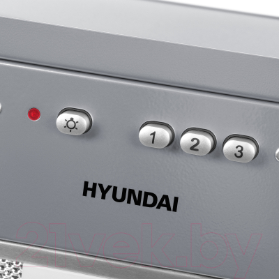 Вытяжка скрытая Hyundai HBB 6035 IX (серебристый)