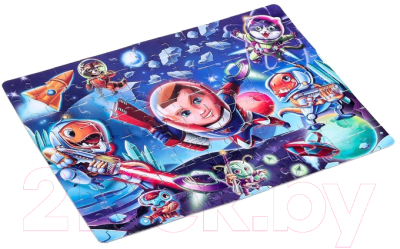 Пазл Puzzle Time Светящийся в темноте Космический десант / 4659850 (88эл)