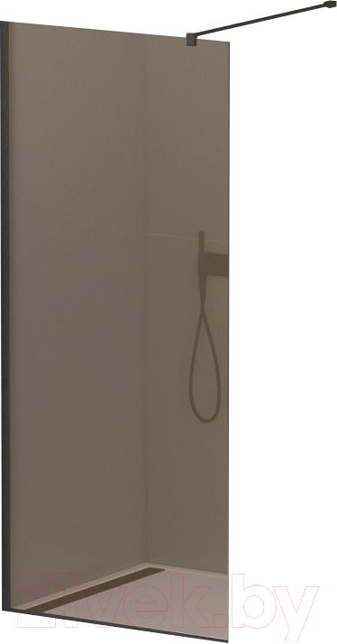 Душевая стенка Cezares LIBERTA-L-1-110-120-BR-NERO