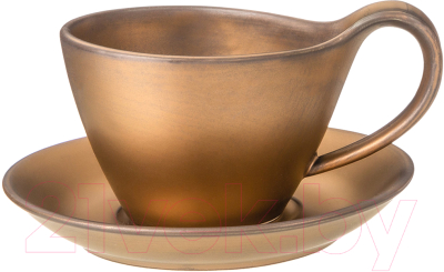 Чашка с блюдцем Bronco Bronze / 474-198