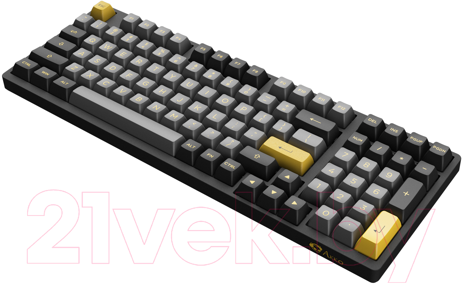 Клавиатура Akko 3098N Black&Gold 3 Modes RGB/TTC Switch Demon / 1746099