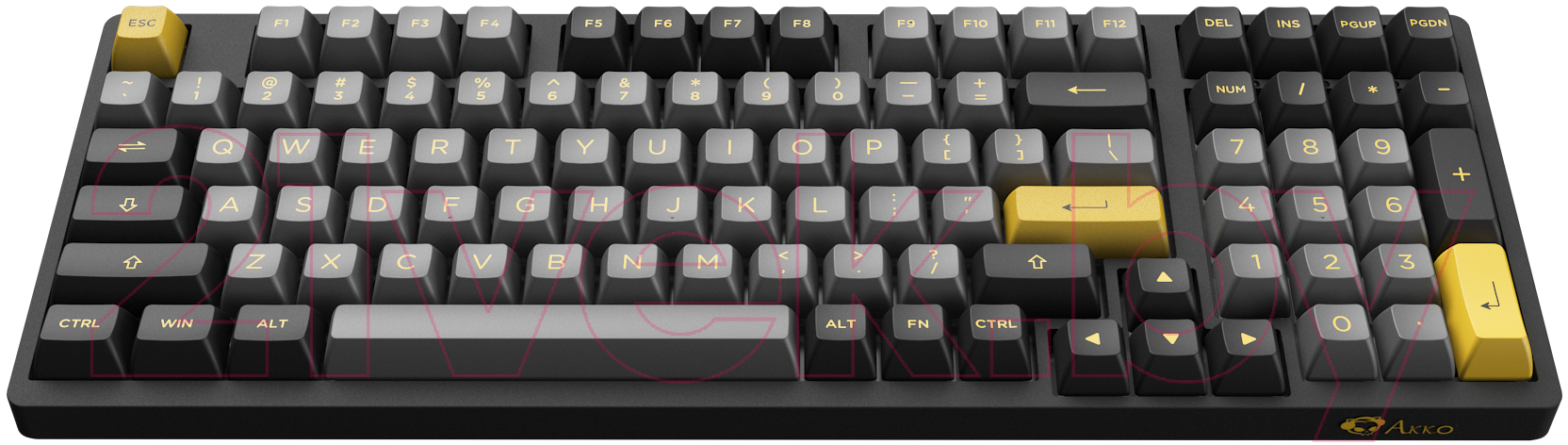 Клавиатура Akko 3098N Black&Gold 3 Modes RGB/TTC Switch Demon / 1746099