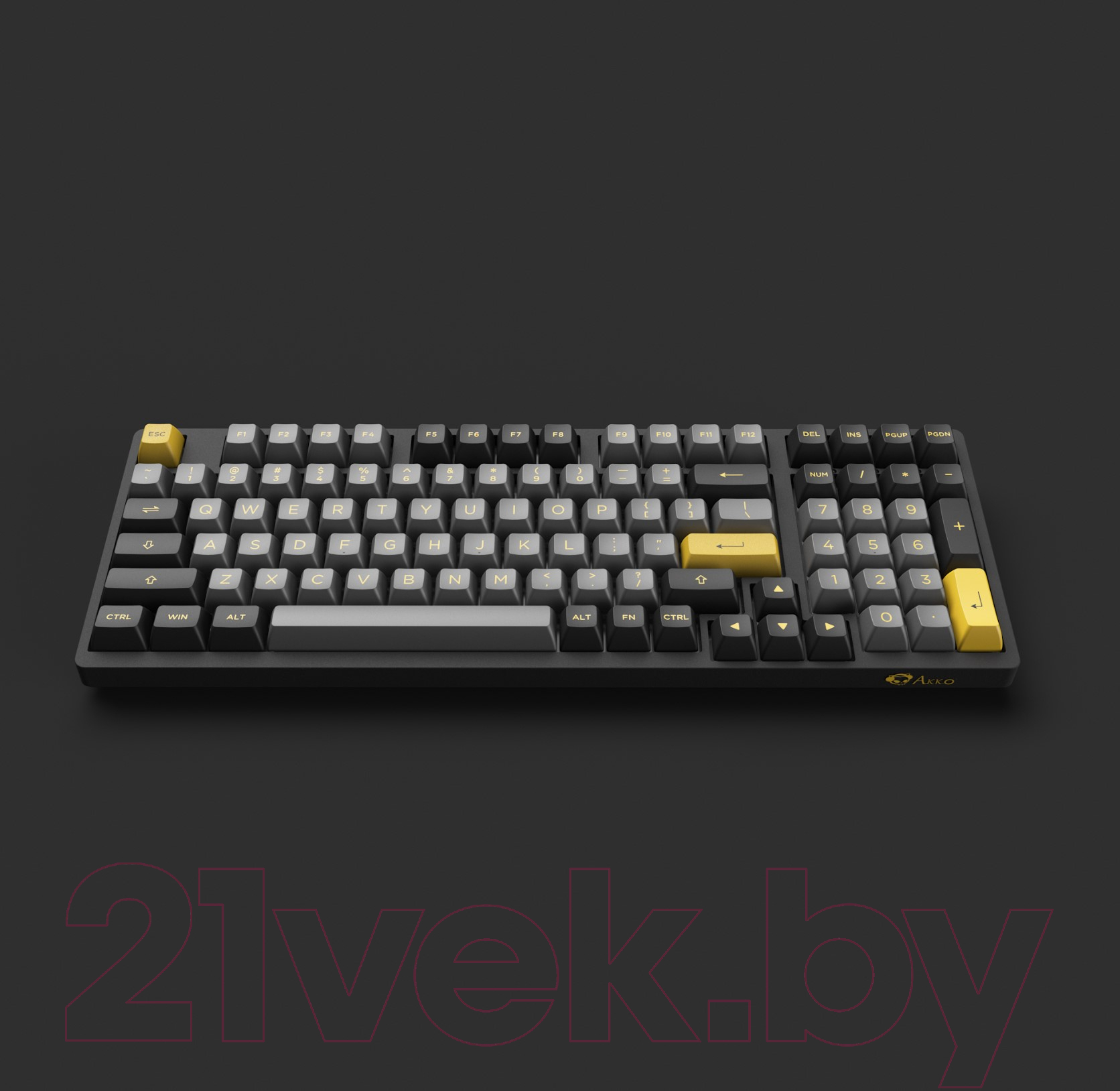 Клавиатура Akko 3098N Black&Gold 3 Modes RGB/TTC Switch Demon / 1746099