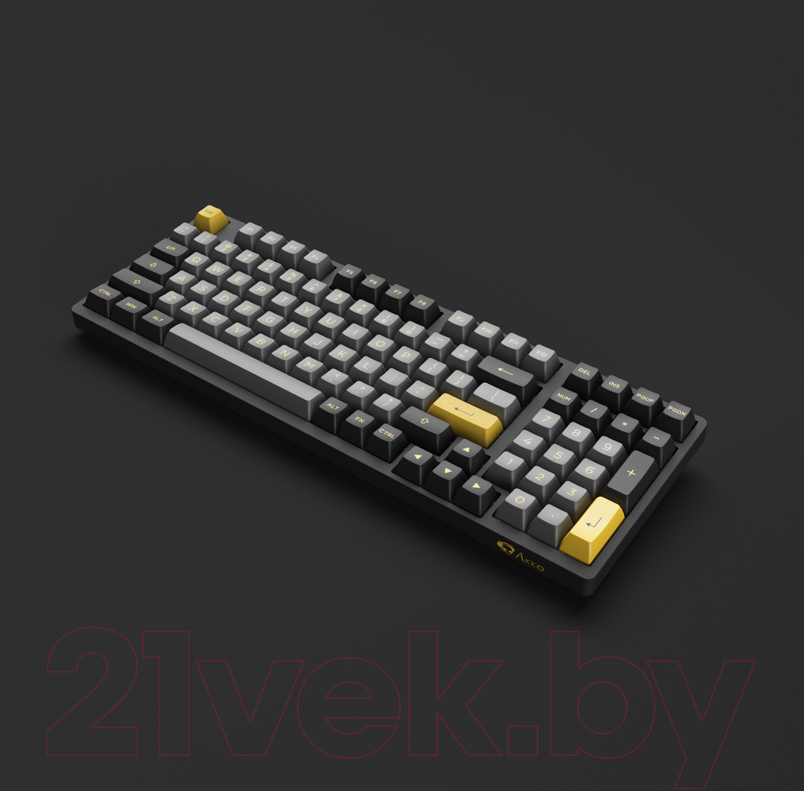 Клавиатура Akko 3098N Black&Gold 3 Modes RGB/TTC Switch Demon / 1746099