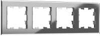 Рамка для выключателя IEK Brite BR-M42-G-K03 (серый) - 