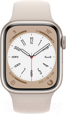Умные часы Apple Watch 8 41mm / MNUF3 (звездный свет, ремешок M/L)