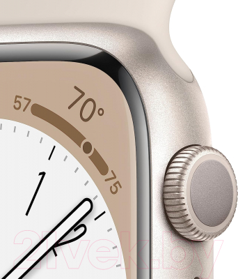 Умные часы Apple Watch 8 41mm / MNUF3 (звездный свет, ремешок M/L)