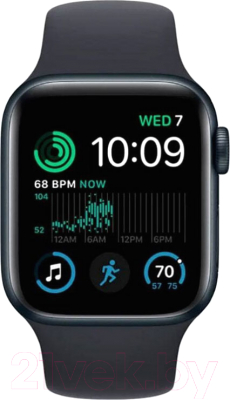 Умные часы Apple Watch SE 2 GPS 40mm (полуночный/ремешок M/L)