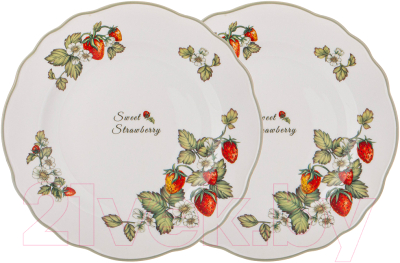 Набор тарелок Lefard Strawberry / 85-1894 (2шт)