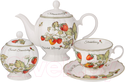 Набор для чая/кофе Lefard Strawberry / 85-1901