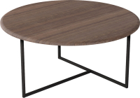 Журнальный столик Мебелик Маджоре (акация/черный) - 