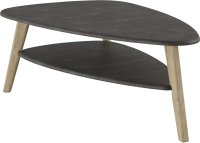 Журнальный столик Мебелик Ричмонд (серый бетон/дуб сонома) - 
