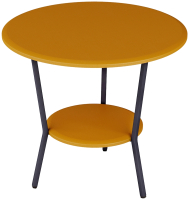 Журнальный столик Мебелик Шот (карри/серый) - 