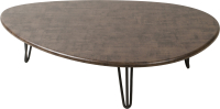 Журнальный столик Мебелик Дадли (браун/черный) - 