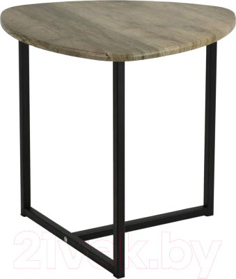 Журнальный столик Мебелик BeautyStyle 11 (дуб крымский состаренный/черный)
