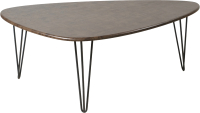Журнальный столик Мебелик Престон (браун/черный) - 