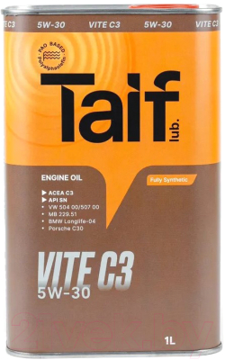 Моторное масло Taif Vite C3 5W30 / 211013 (1л)