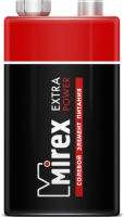 Батарейка Mirex 6LR61 9V / 23702-6LR6-E1 - 