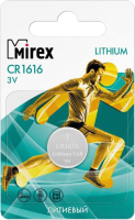 

Батарейка Mirex, CR1616 / 23702-CR1616-E1