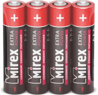 Комплект батареек Mirex R03 AAA / 23702-ER03-S4 (4шт) - 