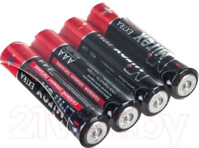 Комплект батареек Mirex R03 AAA / 23702-ER03-S4 (4шт)