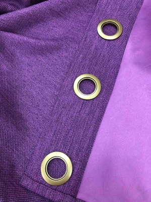 Шторы Модный текстиль 06L / 112MT222611 (260x180, 2шт, фиолетовый)