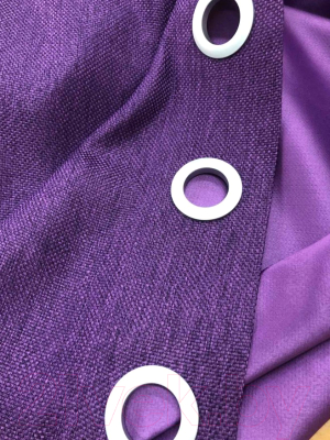Шторы Модный текстиль 03L / 112MT222611 (260x150, 2шт, фиолетовый)