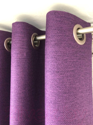 Шторы Модный текстиль 03L / 112MT222611 (260x150, 2шт, фиолетовый)