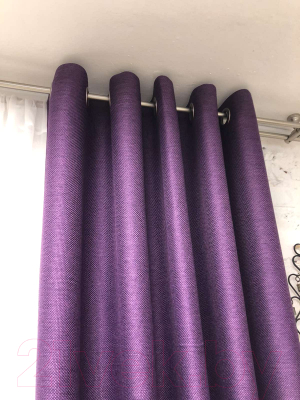 Шторы Модный текстиль 06L / 112MT222611 (260x150, 2шт, фиолетовый)