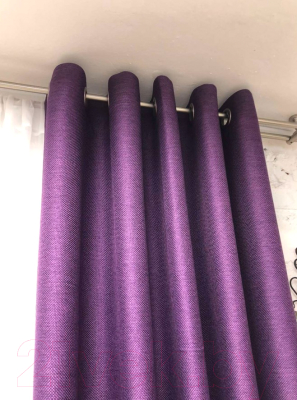 Штора Модный текстиль 06L1 / 112MT222611 (260x150, фиолетовый)