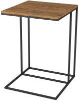 Приставной столик Мебелик Хайгрет (дуб американский/черный) - 