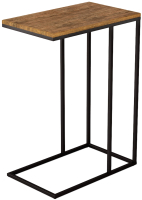 Приставной столик Мебелик Агами (дуб американский/черный) - 
