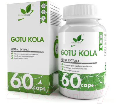 Пищевая добавка NaturalSupp Gotu Kola (60капсул)