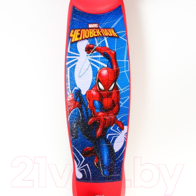 Самокат детский Marvel Человек-паук / 7141742 (красный)