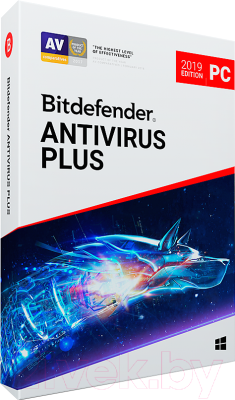 ПО антивирусное Bitdefender Antivirus Plus 2019 Home/2Y/10PC (XL11012010)
