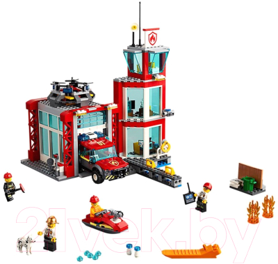 Конструктор Lego City Police Пожарное депо 60215