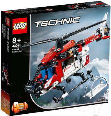 Конструктор Lego Technic Спасательный вертолёт 42092