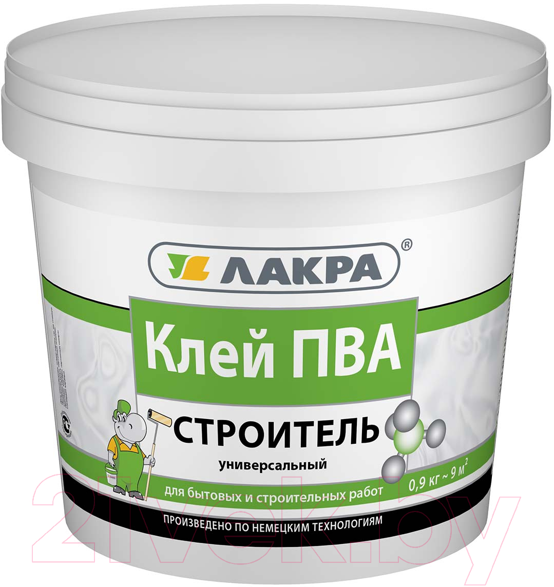 Клей Лакра ПВА Строитель универсальный (900г)