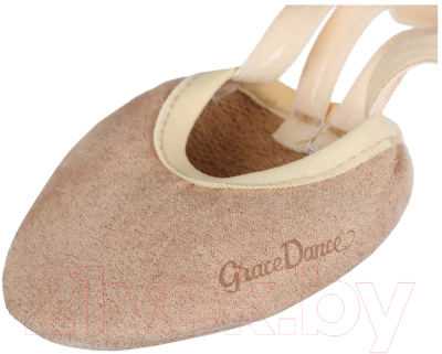 Получешки для художественной гимнастики Grace Dance 9396232 (р-р 35-36, бежевый)