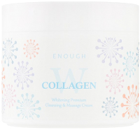 Крем для лица Enough W Collagen Whitening Premium Cleansing & Massage Cream (300мл) - 