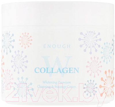 Крем для лица Enough W Collagen Whitening Premium Cleansing & Massage Cream (300мл)