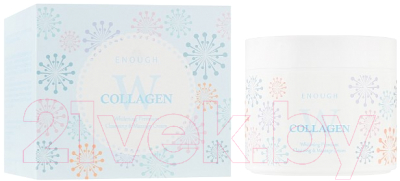 Крем для лица Enough W Collagen Whitening Premium Cleansing & Massage Cream (300мл)