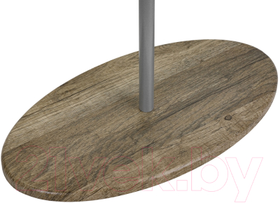 Изображение товара Стойка для одежды Мебелик Костюмная Дэви 3 (металлик/дуб крымский состаренный)